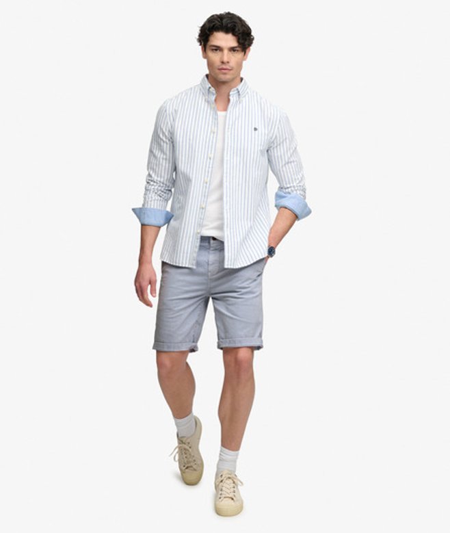Vintage International Chino Shorts Slanke Pasvorm