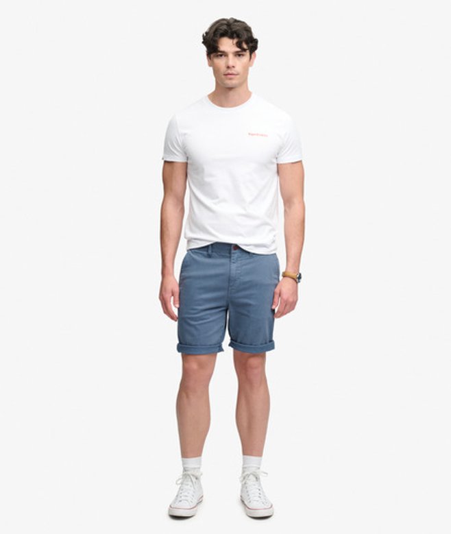 Vintage International Chino Shorts Slanke Pasvorm