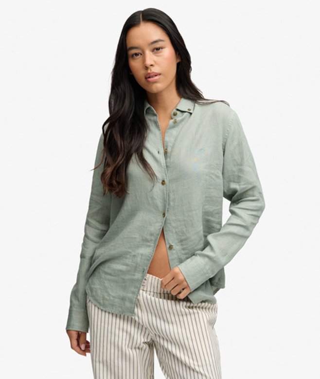 Premium Linnen Slim Overhemd