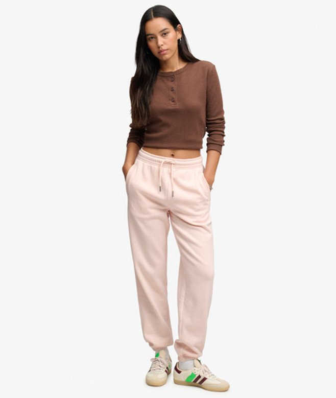 Signature Geborduurde Joggingbroek met Boorden