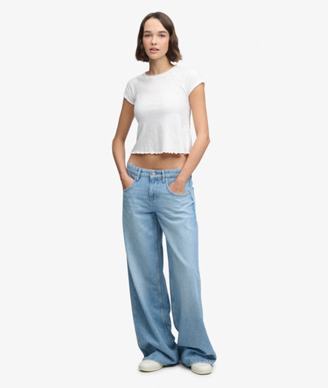 Mid Rise Baggy Jeans