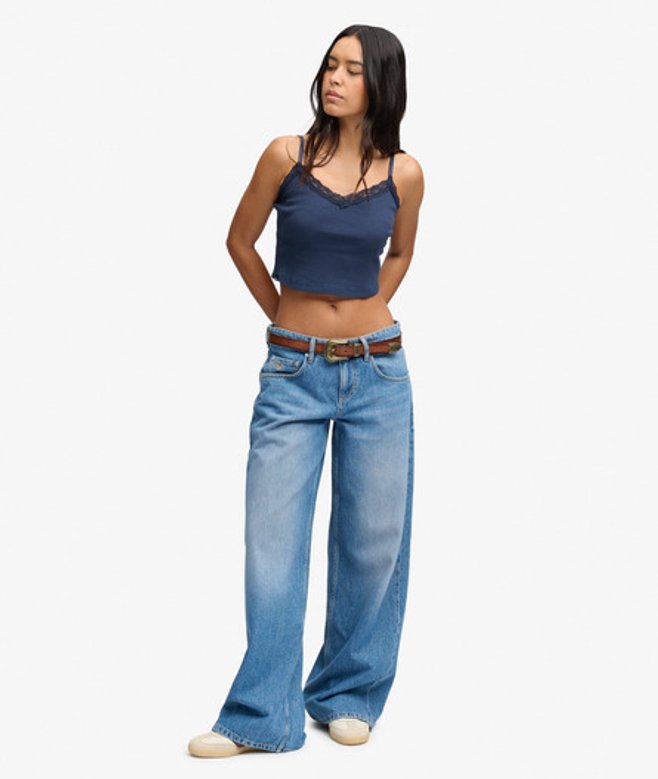 Mid Rise Baggy Jeans