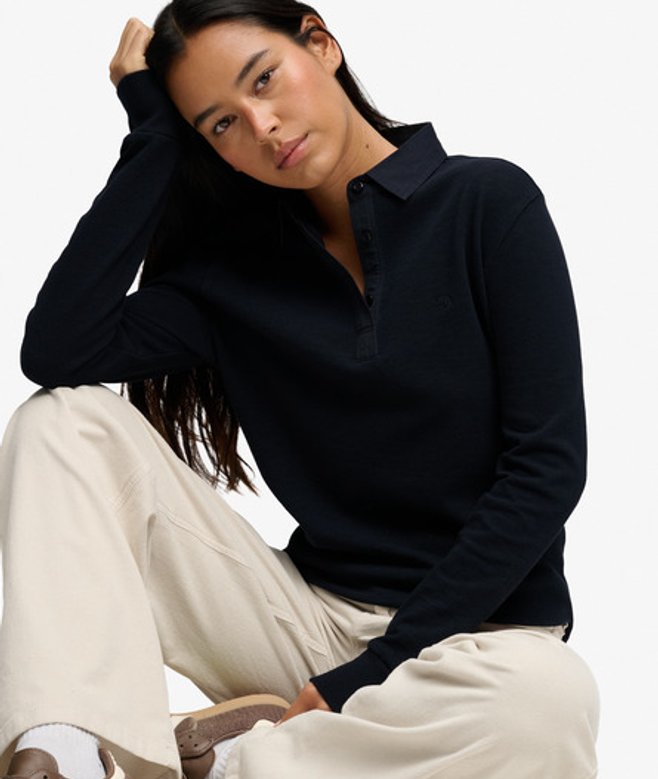 Classic Rugby Top Oversized Pasvorm