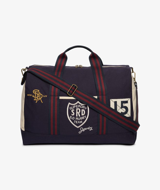 Superdry Damen Vintage Patch Weekender Tasche Navy - Größe: 1Größe