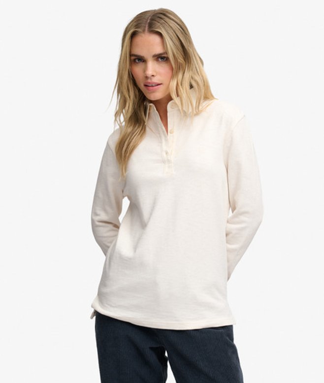 Classic Rugby Top Oversized Pasvorm
