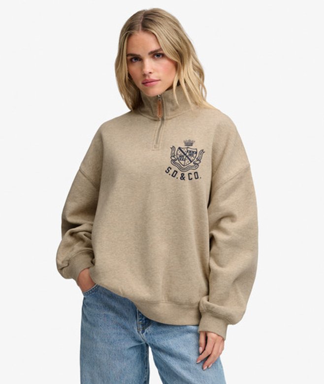 Country Club Half Zip Sweatshirt