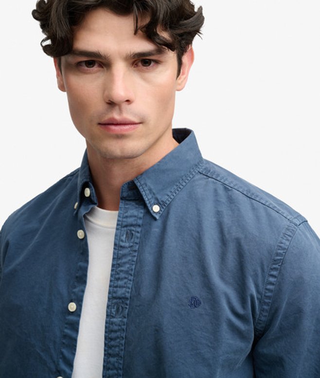 Garment Dyed Overhemd Relaxed Pasvorm