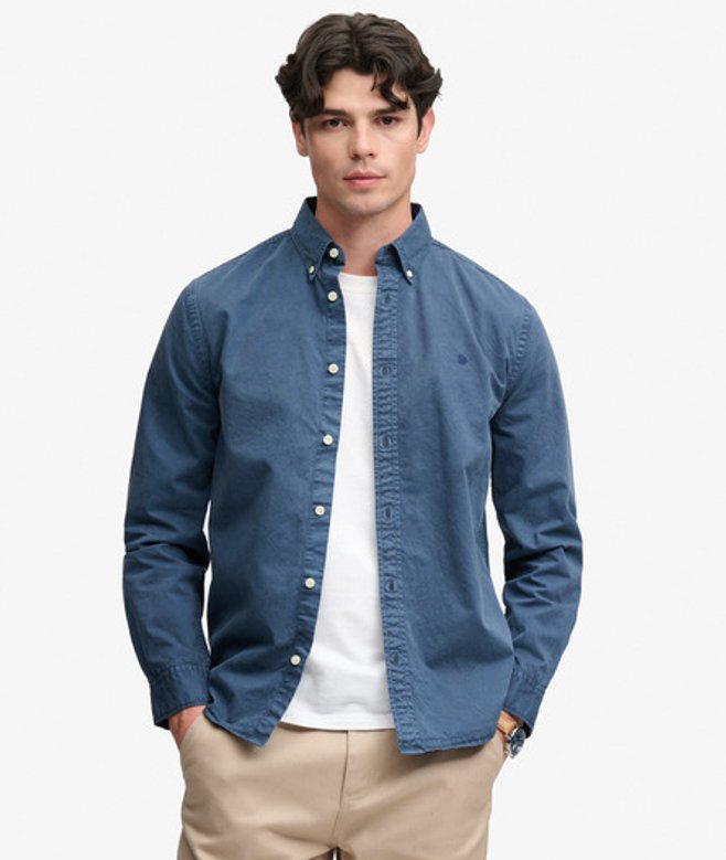 Garment Dyed Overhemd Relaxed Pasvorm