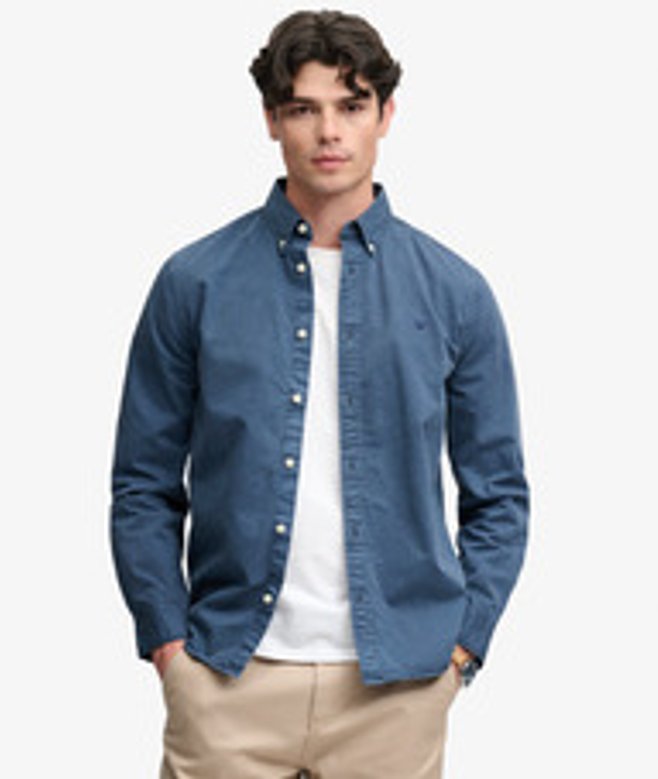 Garment Dyed Overhemd Relaxed Pasvorm
