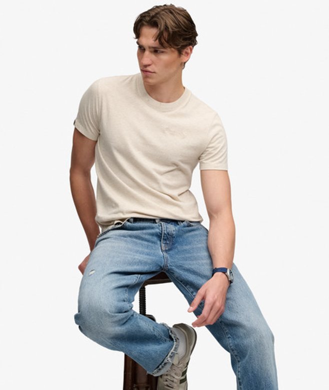 Essential Company Logo Geborduurd T-shirt