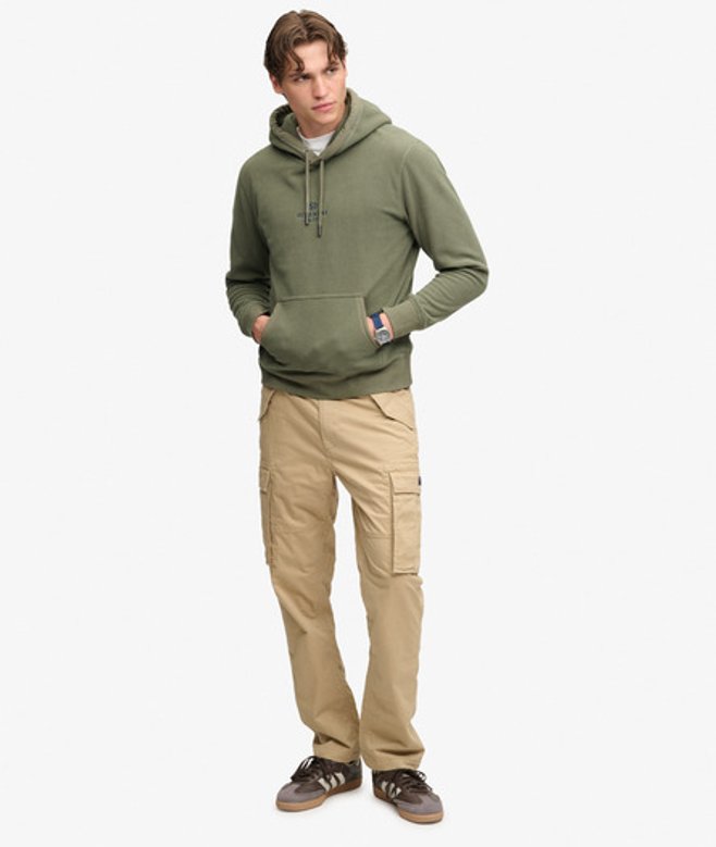 Superdry Slim Taper Cargobroek Slanke Pasvorm Beige