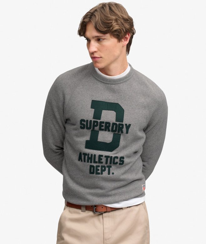 Athletic Sweatshirt met Relaxed Pasvorm