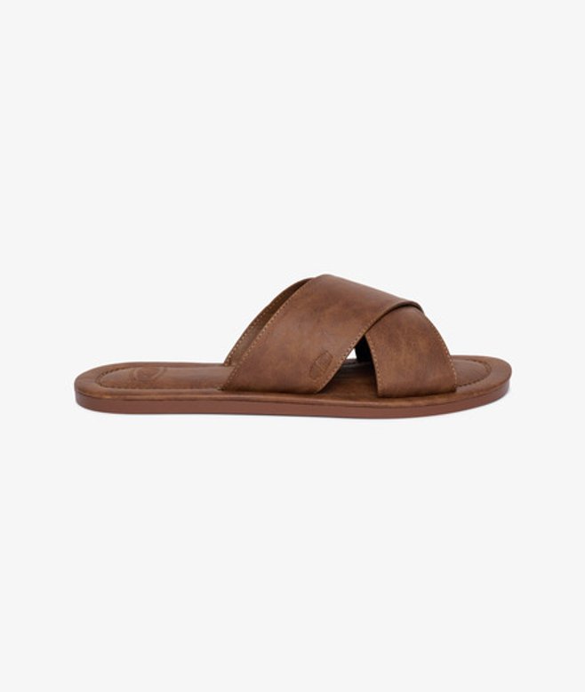 Vintage Slippers met Kruisbanden