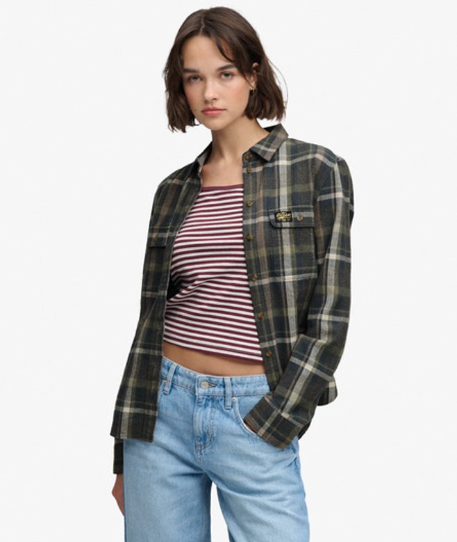 Lumberjack Flanellen Overhemd Relaxed Pasvorm