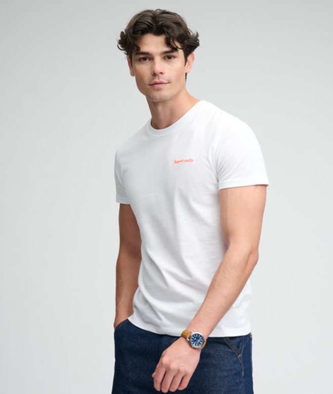 Essential Company Logo Geborduurd T-shirt