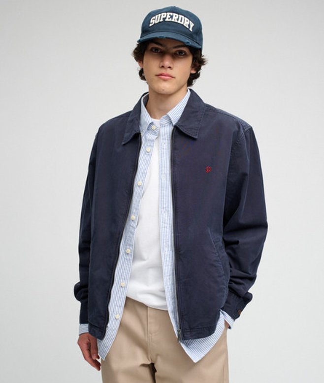 Lichtgewicht Preppy Harrington Jas Relaxed Pasvorm