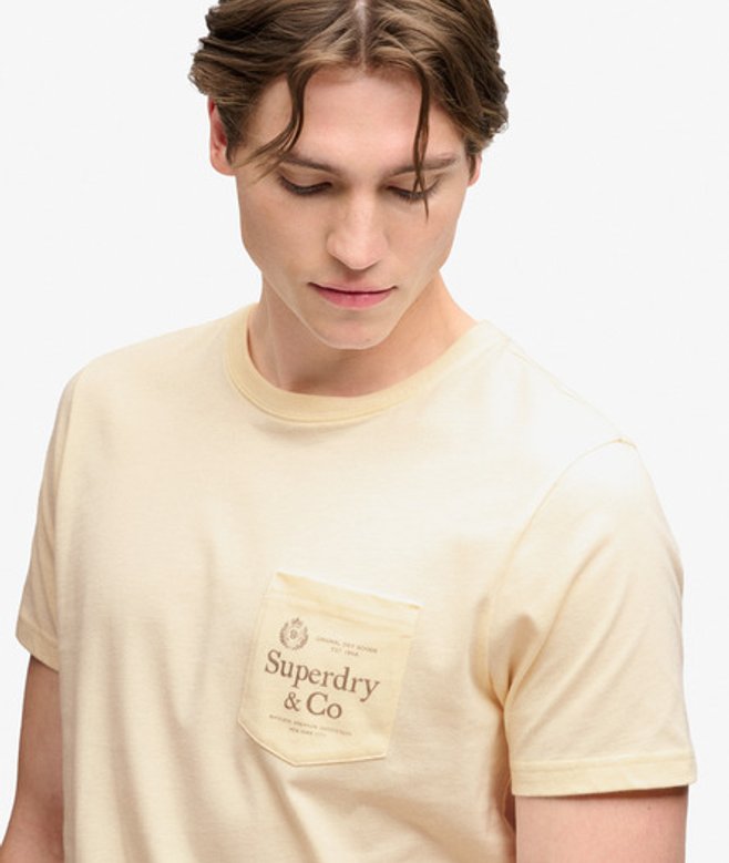 Company Logo T-shirt met Relaxed Pasvorm