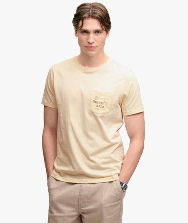 Company Logo T-shirt met Relaxed Pasvorm