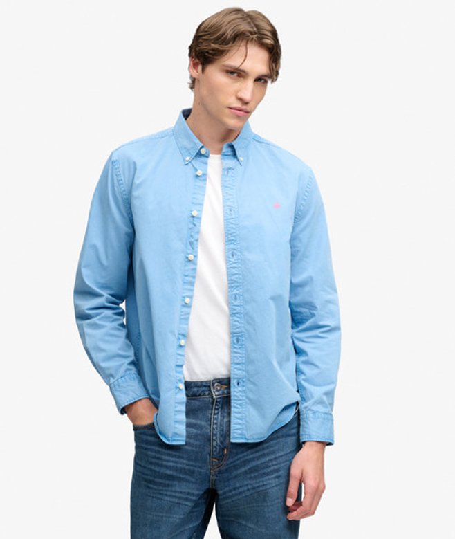 Garment Dyed Overhemd Relaxed Pasvorm
