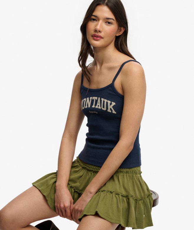 Athletic Essentials Cami Top met Grafische Print