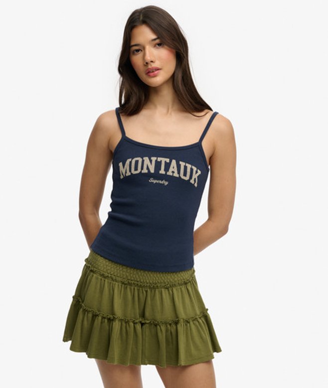 Athletic Essentials Cami Top met Grafische Print