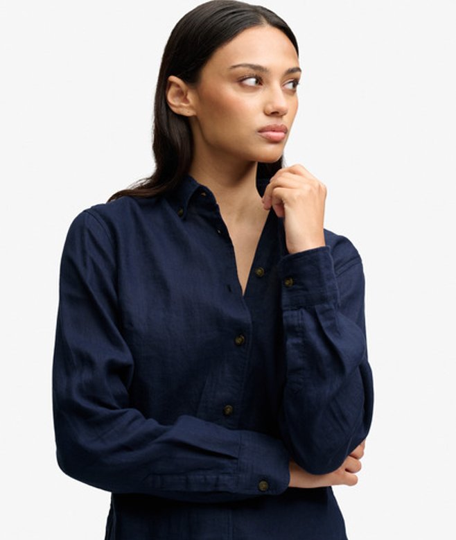 Premium Linnen Slim Overhemd