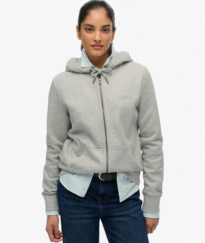 Athletic Essentials Logo Zip Hoodie