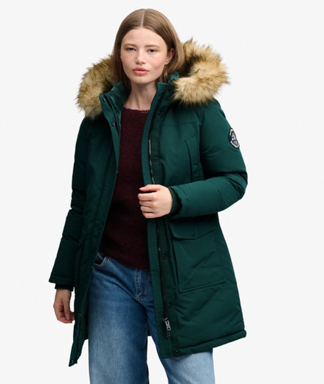 Everest Faux Fur Parka Relaxed Pasvorm