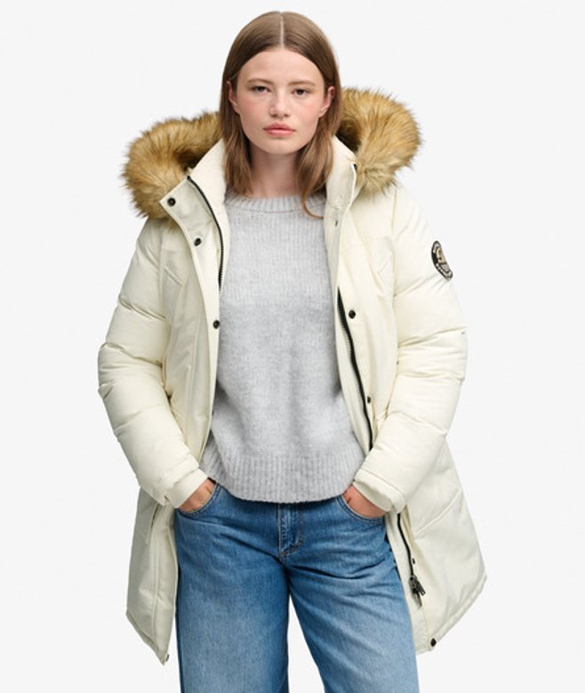 Everest Faux Fur Parka Relaxed Pasvorm