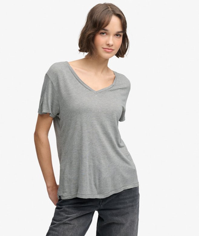 Studios Slub T-shirt met Borduursel
