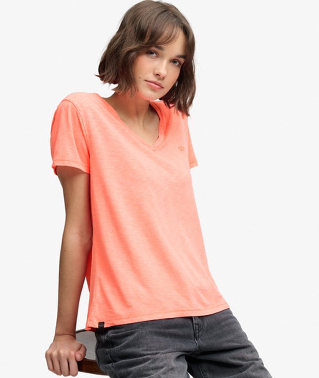 Studios Slub T-shirt met Borduursel