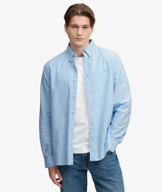 Preppy Oxford Overhemd Relaxed Pasvorm