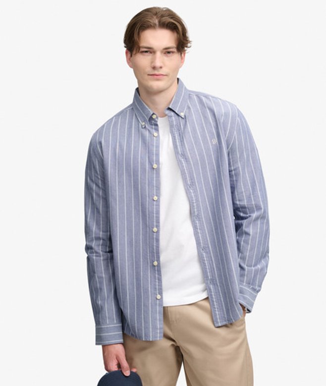 Preppy Oxford Overhemd Relaxed Pasvorm