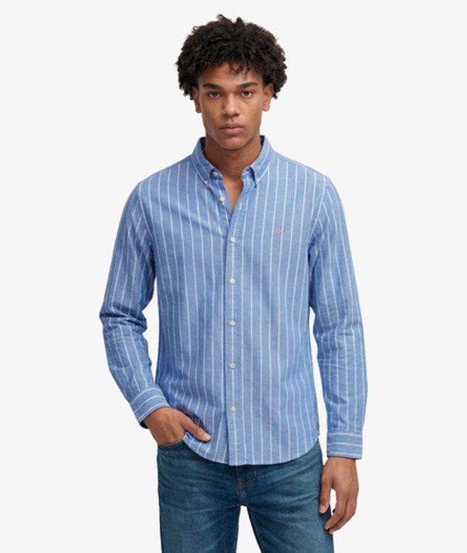 Preppy Oxford Overhemd Relaxed Pasvorm