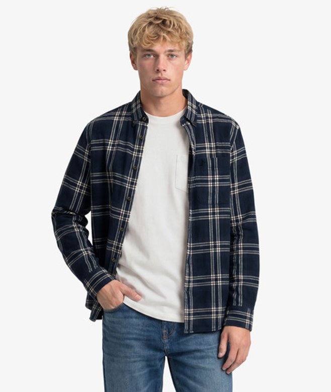 Katoenen Lumberjack Overhemd met Lange Mouwen