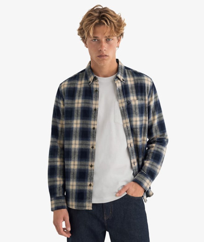 Katoenen Lumberjack Overhemd met Lange Mouwen
