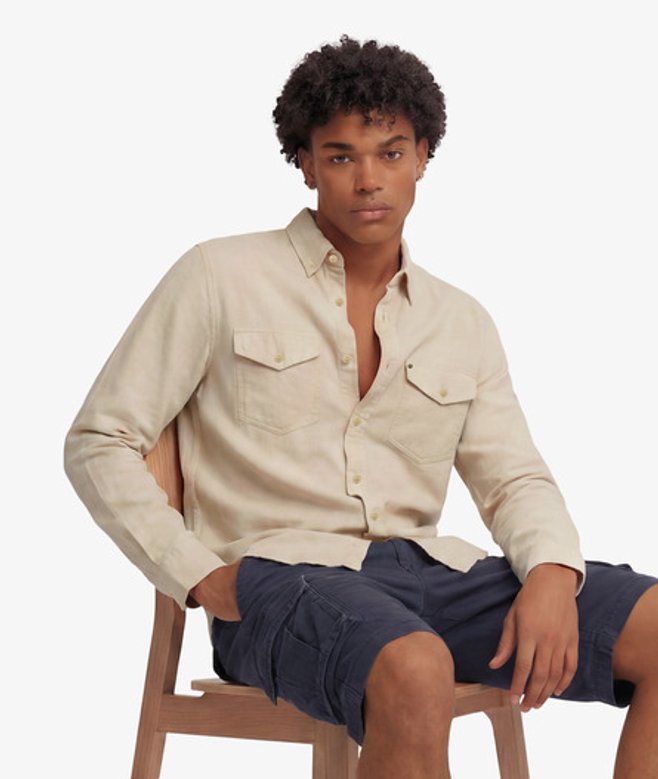 The Merchant Store Lite Overhemd met Lange Mouwen