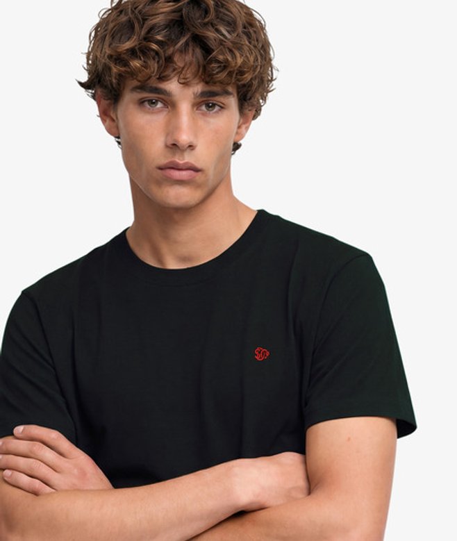 Sd & co Logo Geborduurde T-shirt