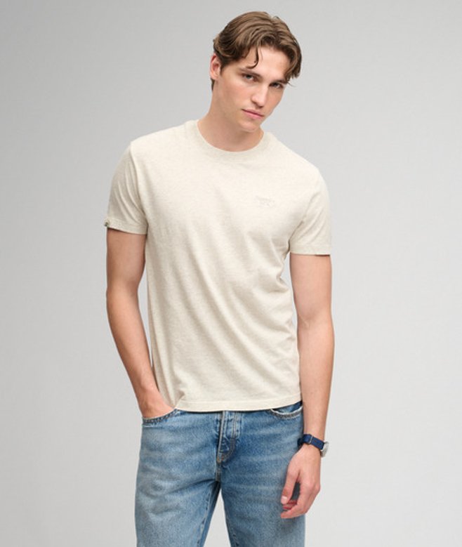 Essential Serif Logo T-shirt Slanke Pasvorm