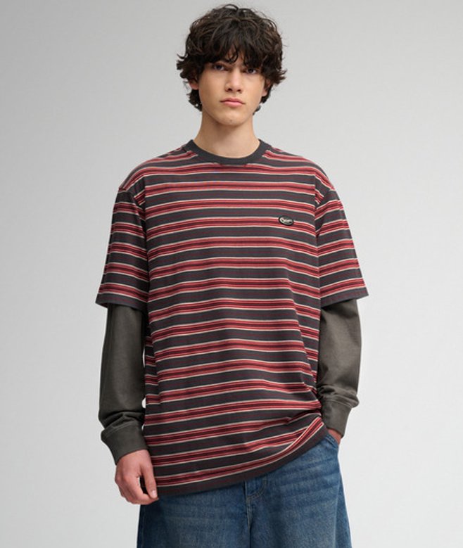 Oversized Gestreept T-shirt