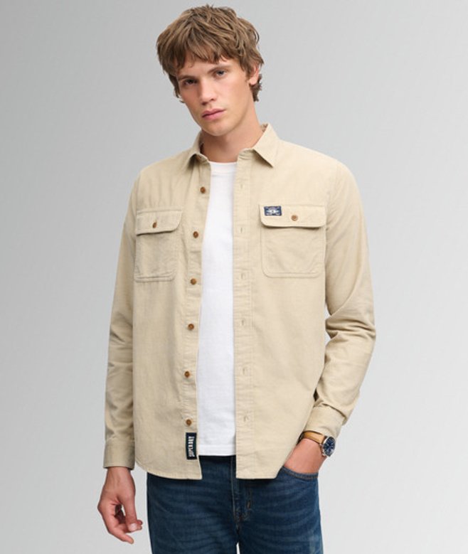 Trailsman Corduroy Overhemd Relaxed Pasvorm