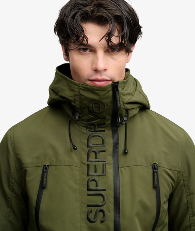 Ultimate Geborduurd Windbreaker Jack met Capuchon