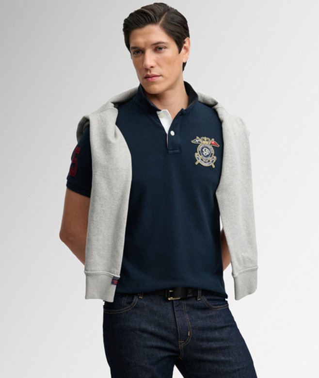 Crest Poloshirt Relaxed Pasvorm
