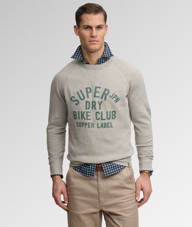 The Merchant Store Vintage Print Sweatshirt