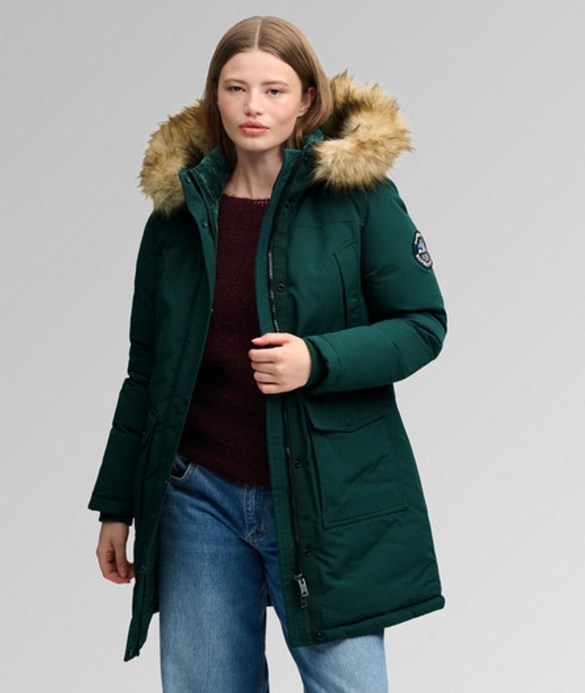 Everest Faux Fur Parka Relaxed Pasvorm