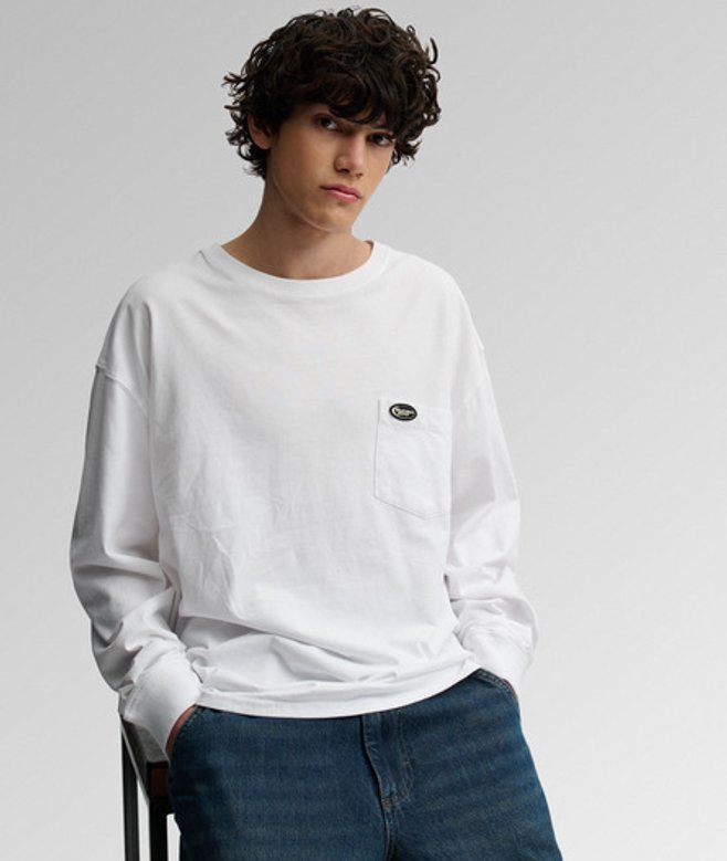Longsleeve T-shirt met Zak