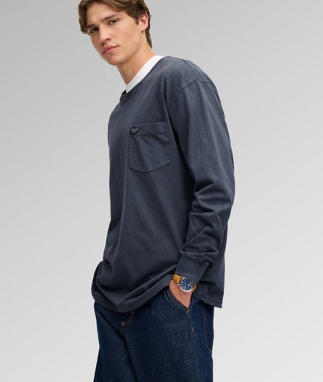 Longsleeve T-shirt met Zak
