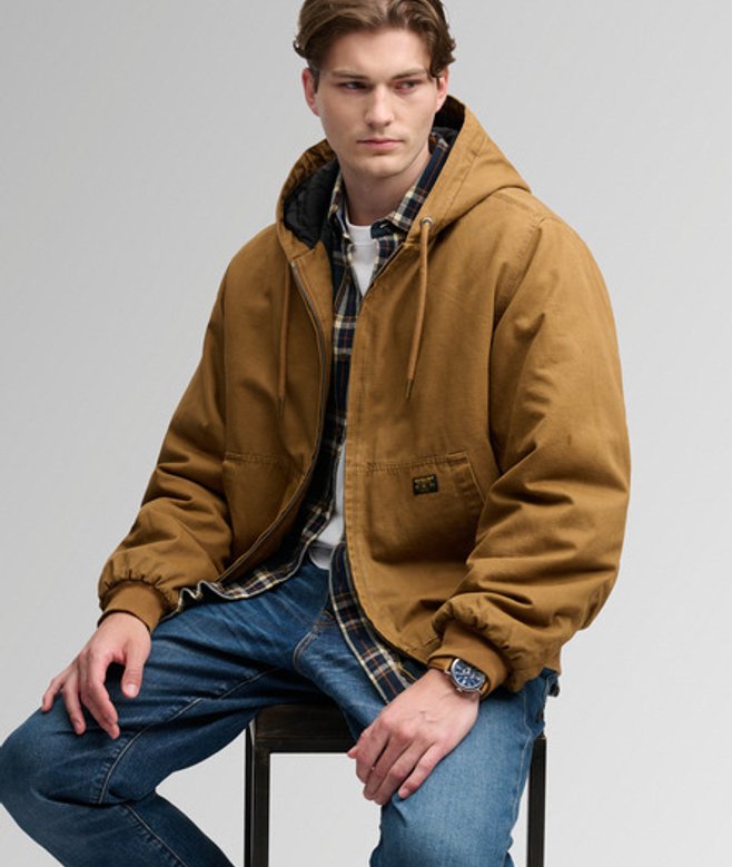 Workwear Bomberjack met Capuchon