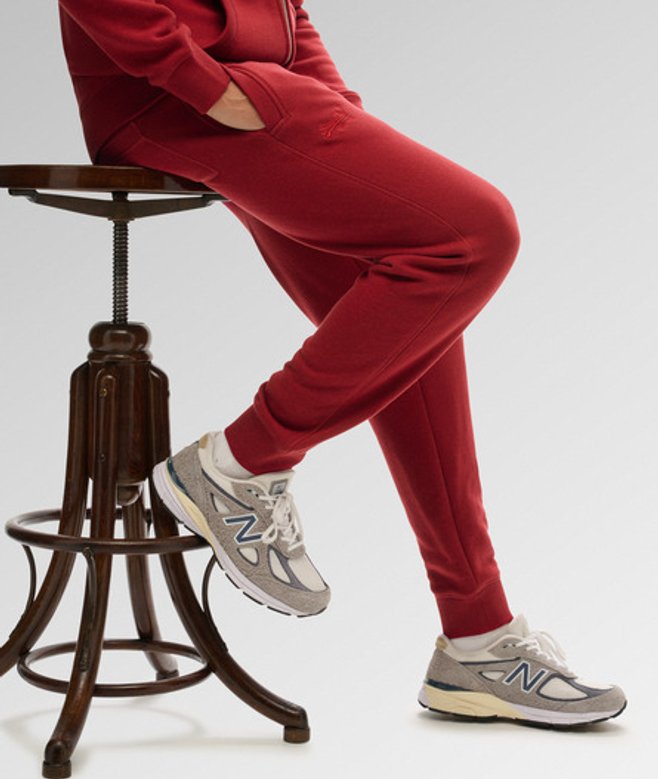 Vintage Logo Geborduurde Joggingbroek