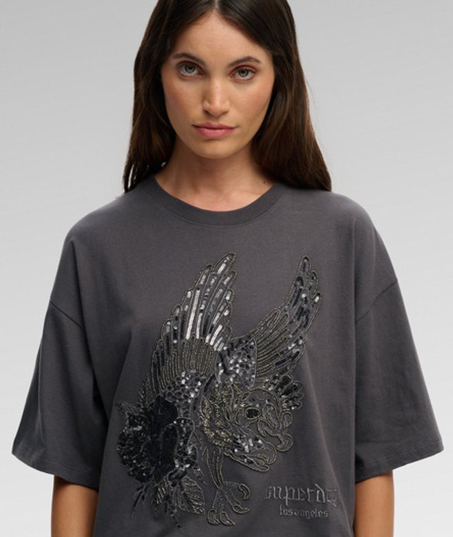Tattoo Versierd Oversized T-shirt